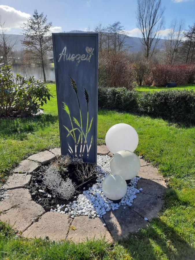 Ferienhaus Am Weserberglandsee Lauenforde Buitenkant foto